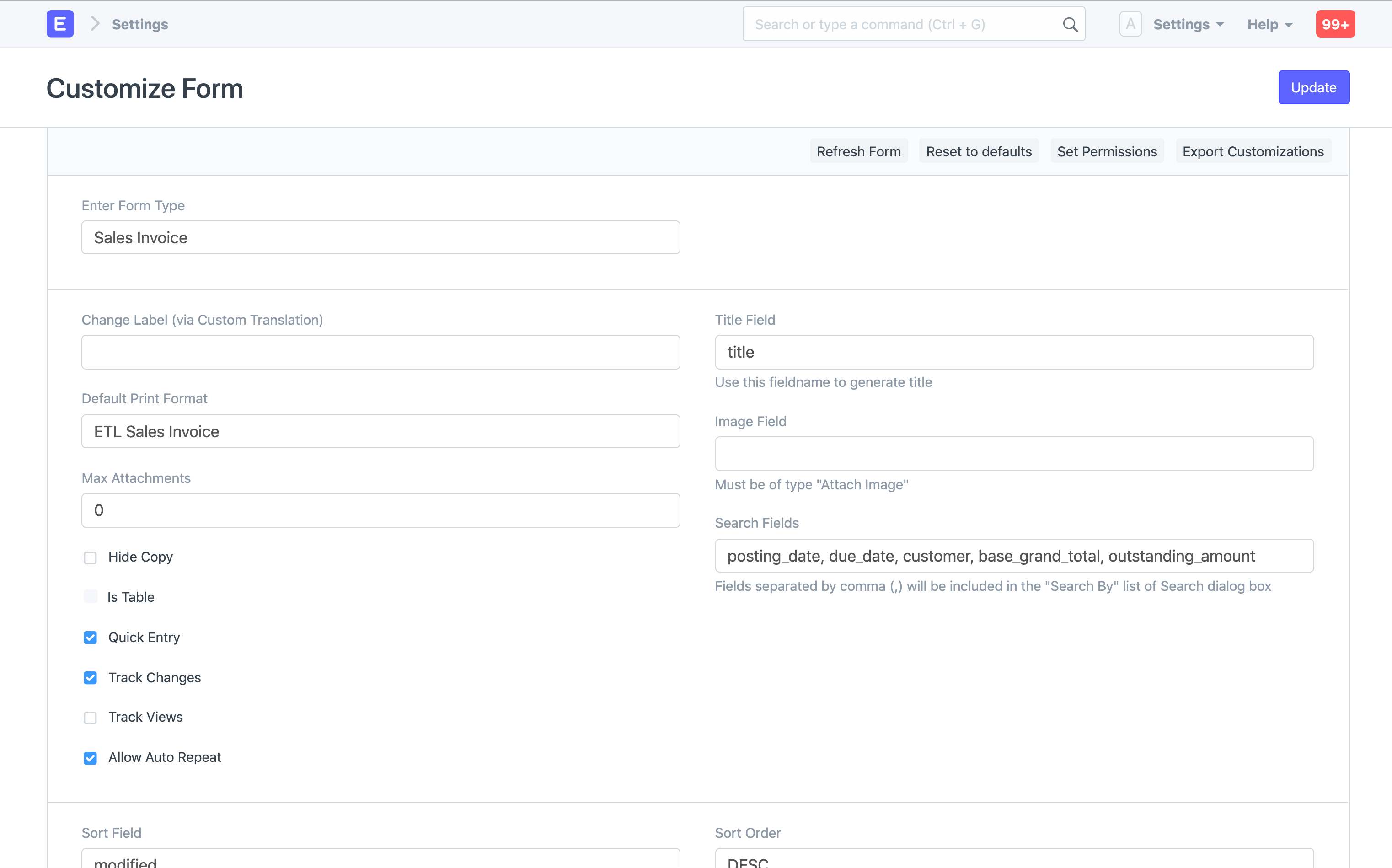 On-the-fly customizations